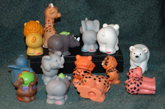 Fisher Price Little People 14 pc Lot Animals