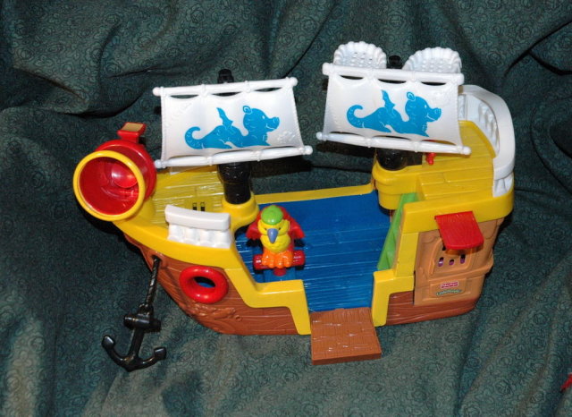 Fisher Price Little People Pirate Ship with Parrot
