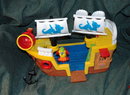 Fisher Price Little People Pirate Ship with Parrot
