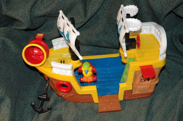 Fisher Price Little People Pirate Ship with Parrot
