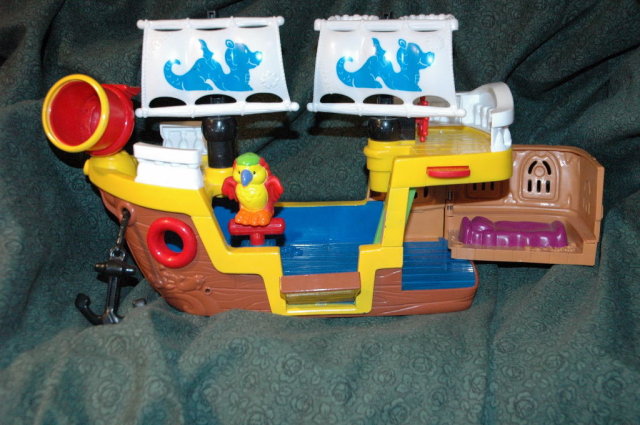 Fisher Price Little People Pirate Ship with Parrot