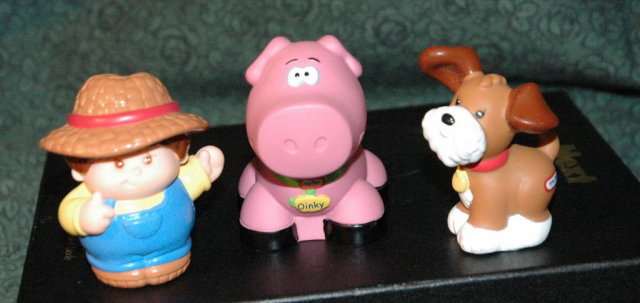 Little Tikes Farn Lot Pig, Farmer, Dog