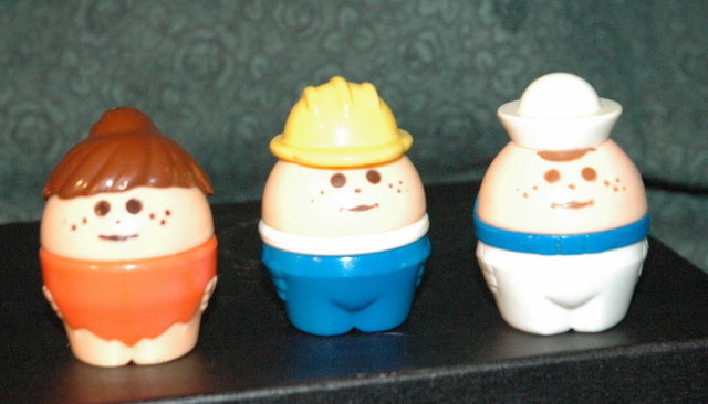 Fisher Price Round Little People 3 pc Lot