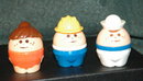 Fisher Price Round Little People 3 pc Lot