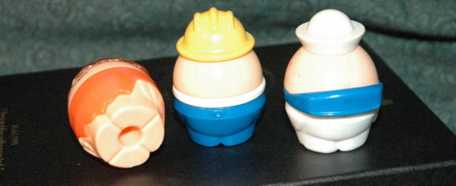 Fisher Price Round Little People 3 pc Lot