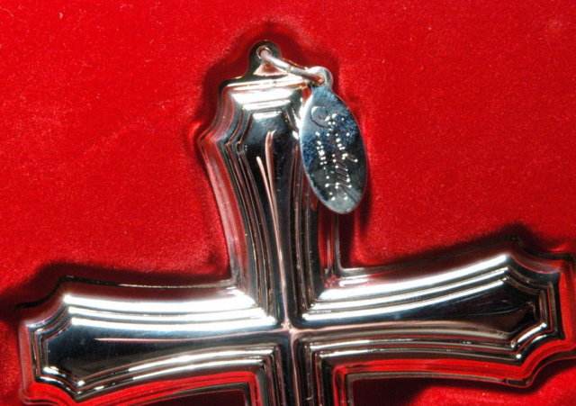 Goham Silver Fairfax Cross New old stock in box