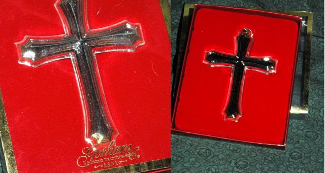 Goham Silver Fairfax Cross New old stock in box