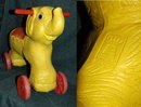 Adorable Plastic Vintage Elephant Riding Toy **PRICE REDUCED!*