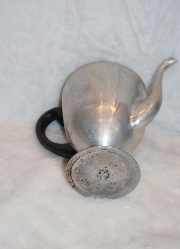 ART DECO Pedestal Aluminium Stove Top Percolator Coffee Pot