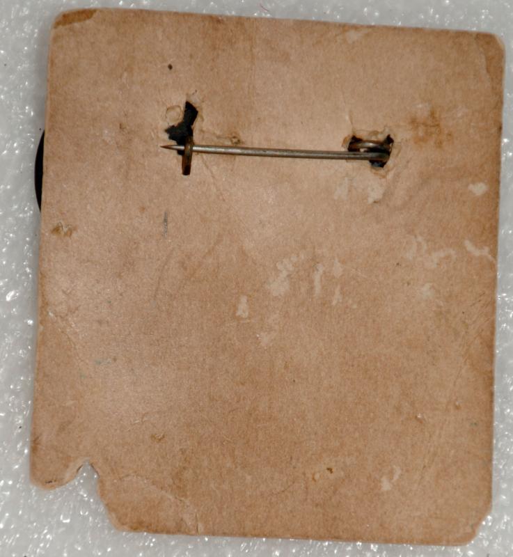 TEXAS CATTLE RAISERS ASSOCIATION Silver Anniversary San Antonio March 12 -13 1901 MEMBER Badge On Card RARE
