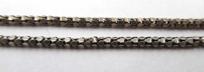 Sterling Cat Head Pendant Necklace Adorable 6.7g