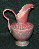 Vintage California Pottery Ewer , signed