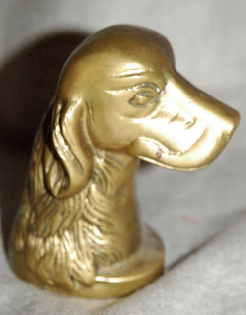 Brass Dog Head Bottle Opener