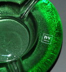 IVV Italian Heavy Thick Green Glass Ashtray ** PRICE REDUCED! **
