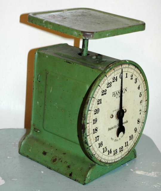 Vintage Hanson Spring Scale 24 lbs capacity