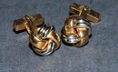 Gold & Silver Cuff Links by Swank