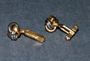 Gold & Silver Cuff Links by Swank