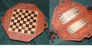 Handcarved Folding Chess Table from Bali ** PRICE REDUCED! **