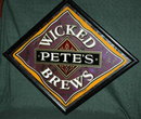 Rare Pete's Wicked Brews Beer Bar Mirror Sign **PRICE REDUCED!*