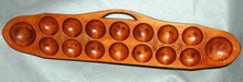Hand Carved African Oware Game Board