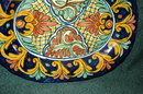 Old Mexican Oval Talavara Platter signed