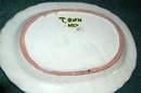 Old Mexican Oval Talavara Platter signed