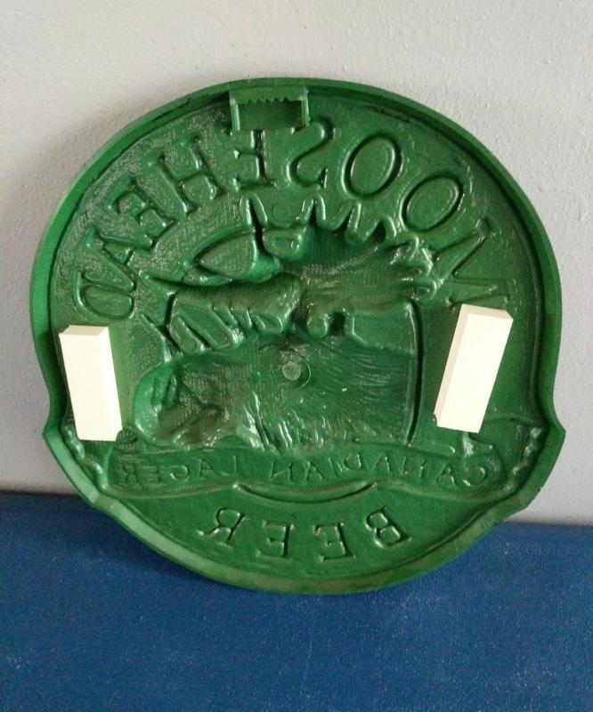 MOOSEHEAD CANADIAN LAGER BEER PLASTIC 3-D SIGN