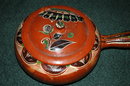 Very Old Mexican Pottery Dish with Lid/Handle