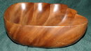 Large Hawaiian Monkey Pod Wood Shell Bowl**PRICE REDUCTION! **