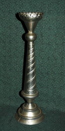 Old Mexican Tin Candlestick Candle Holder * PRICE REDUCDED * !