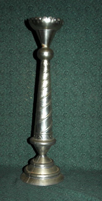 Old Mexican Tin Candlestick Candle Holder * PRICE REDUCDED * !