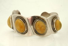 Heavy Taxco Mexico 980 Silver Cuff Bracelet