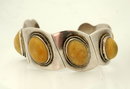 Heavy Taxco Mexico 980 Silver Cuff Bracelet