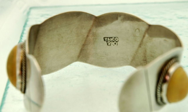 Heavy Taxco Mexico 980 Silver Cuff Bracelet