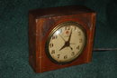 Old Telechron Mission Oak Electric Alarm Clock