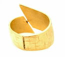 Retro Mod Fat Hinged Cuff Bracelet *Price Reduced!*