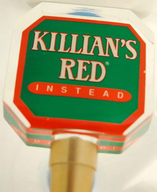 Killians's Red Instread Lucite Tap Handle