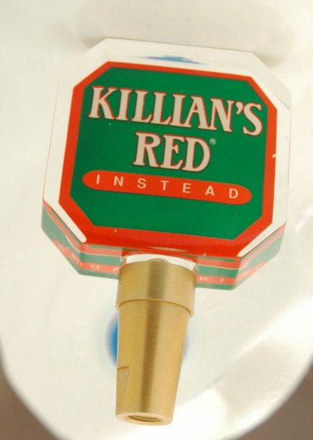 Killians's Red Instread Lucite Tap Handle