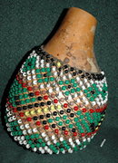 BIG Afican Beaded Gourd Shakere Noise maker