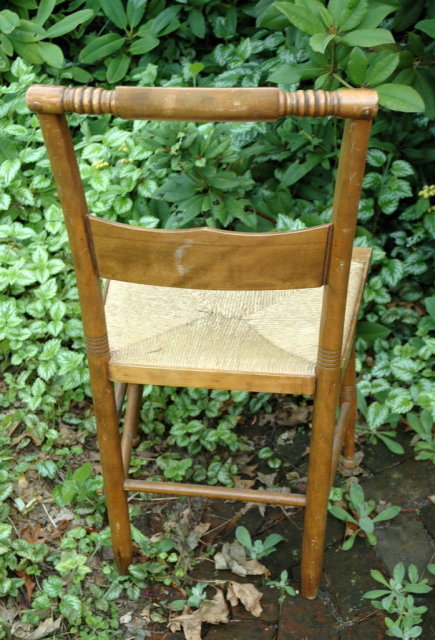 Vintage Chair with Rush Seat **PRICE REDUCTION**!