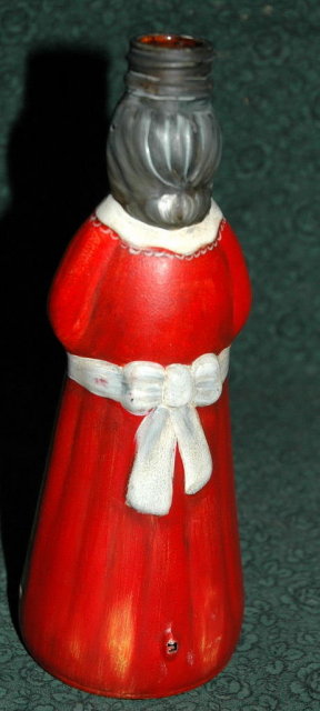 Folk Art Painted Aunt Jamima Syrup Bottle
