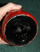 Folk Art Painted Aunt Jamima Syrup Bottle