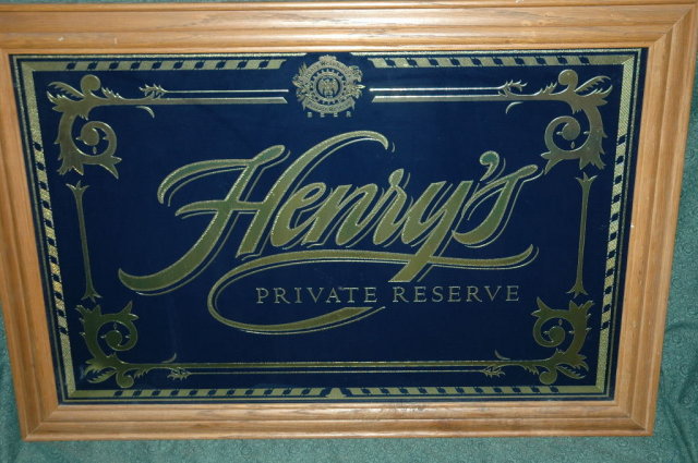 HENRY WEINHARD'S PRIVATE RESERVE Bar Mirror