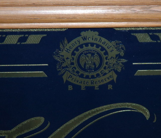 HENRY WEINHARD'S PRIVATE RESERVE Bar Mirror