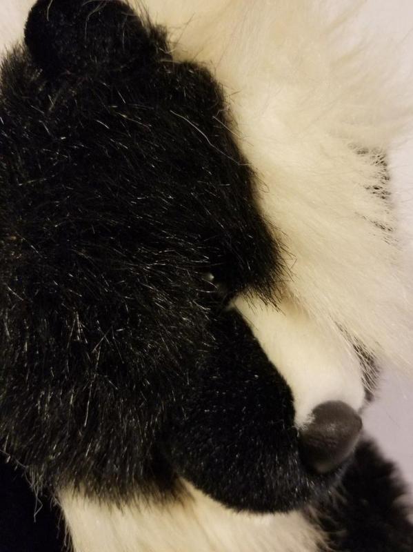 RARE VINTAGE PLUSH CREATIONS INC STUFFED ANIMAL SKUNK 19