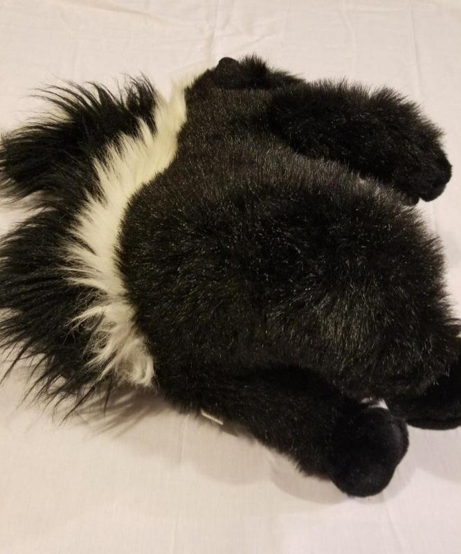 RARE VINTAGE PLUSH CREATIONS INC STUFFED ANIMAL SKUNK 19