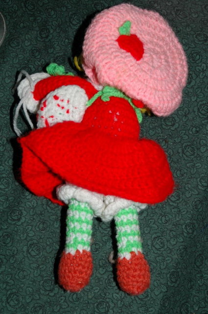 Knitted Strawberry Shortcake Doll -adorable *Price Reduced!*