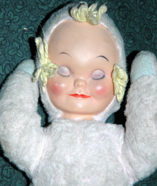 Vintage Knickerbocker Sleepy Head Baby Doll