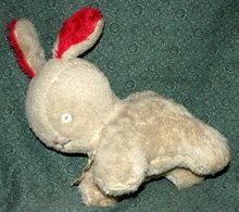 Antique Gund Wool Pile Bunny J.Swedlin Inc.-***PRICE REDUCTION!***