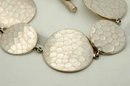 Kenneth Cole Reaction Hammered Aluminum Toggle Bracelet